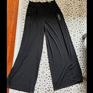 Express Wide Leg High Rise Black Pant NWT M